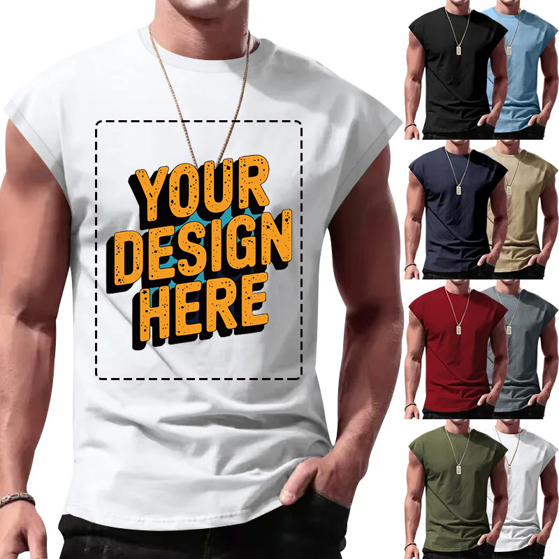 Sleeveless Undershirt - Personaliza el logotipo de su bardo,
